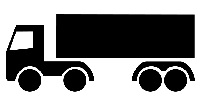 Liefer-LkW Symbol